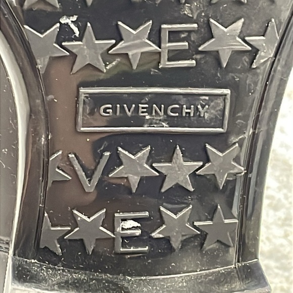 Givenchy Storm Rubber Rib Knit Thigh High Sock Boots Stars Stripe Sz 39 - Picture 12 of 16